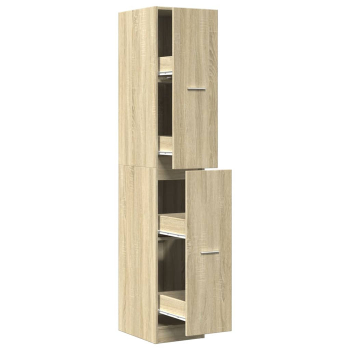 Dulap de farmacie, stejar sonoma, 30x41x174,5 cm lemn prelucrat - WALTI WALTI