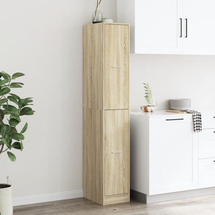 Dulap de farmacie, stejar sonoma, 30x41x174,5 cm lemn prelucrat - WALTI WALTI