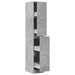 Dulap de farmacie, gri beton, 30x41x174,5 cm, lemn prelucrat - WALTI WALTI