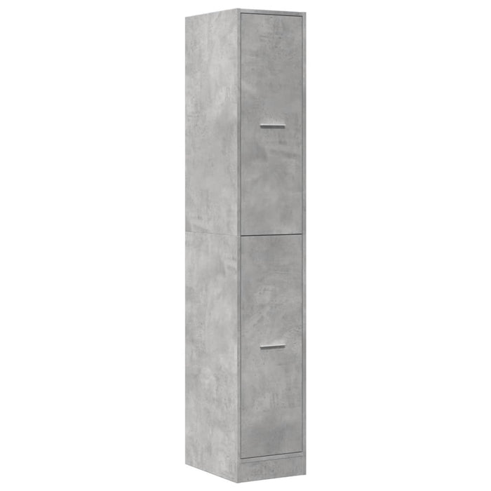 Dulap de farmacie, gri beton, 30x41x174,5 cm, lemn prelucrat - WALTI WALTI