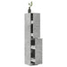 Dulap de farmacie, gri beton, 30x41x174,5 cm, lemn prelucrat - WALTI WALTI