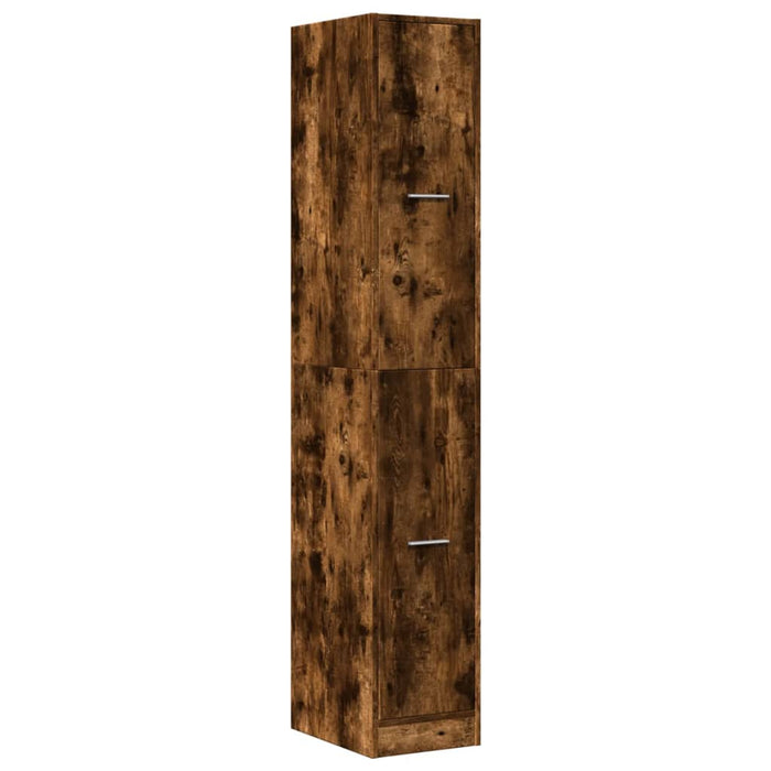 Dulap de farmacie stejar fumuriu, 30x41x174,5cm, lemn prelucrat WALTI