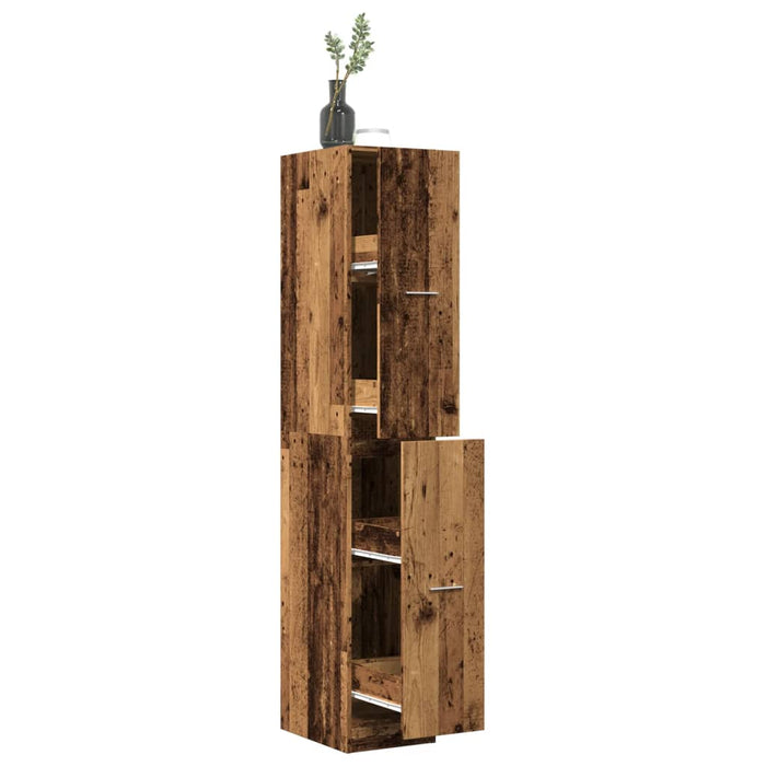 Dulap de farmacie, lemn vechi, 30x41x174,5 cm, lemn prelucrat - WALTI WALTI