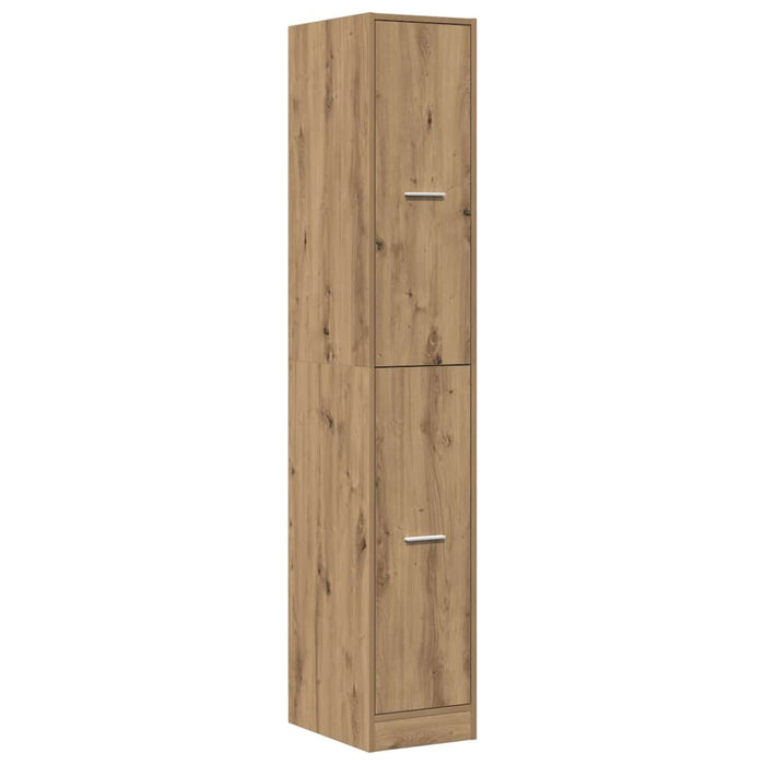 Dulap farmacie, stejar artizanal, 30x41x174,5cm, lemn prelucrat - WALTI WALTI