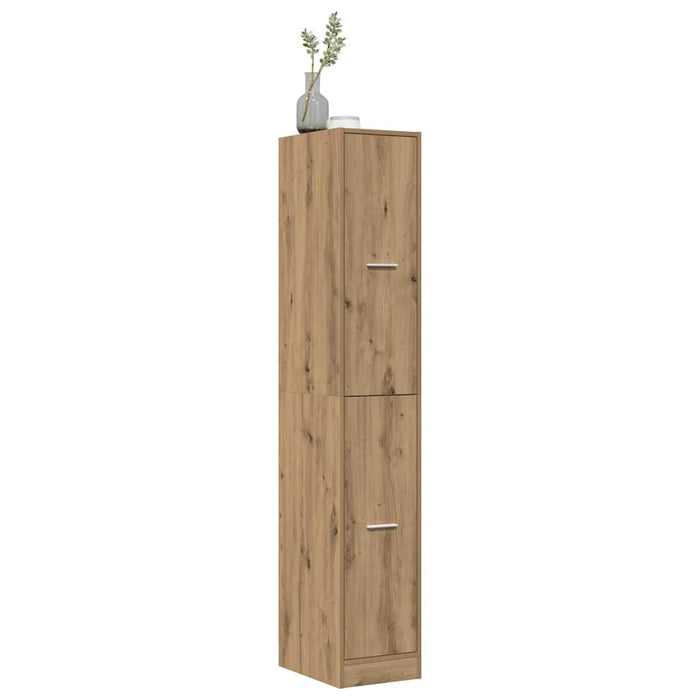 Dulap farmacie, stejar artizanal, 30x41x174,5cm, lemn prelucrat - WALTI WALTI