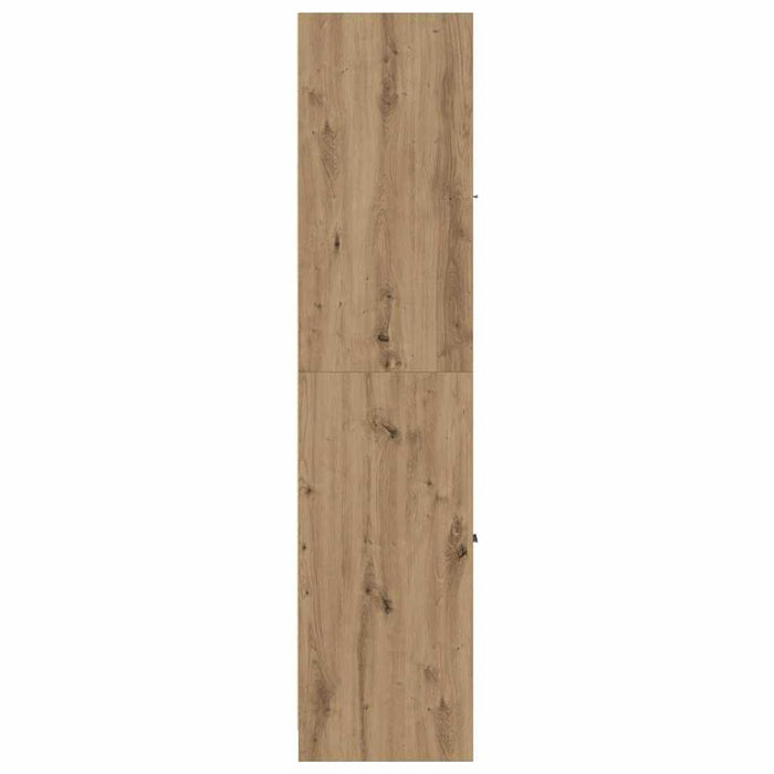 Dulap farmacie, stejar artizanal, 30x41x174,5cm, lemn prelucrat - WALTI WALTI