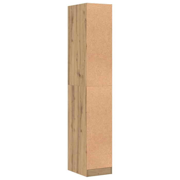 Dulap farmacie, stejar artizanal, 30x41x174,5cm, lemn prelucrat - WALTI WALTI