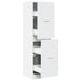 Dulap de farmacie, alb, 40x41x144,5 cm, lemn prelucrat - WALTI WALTI