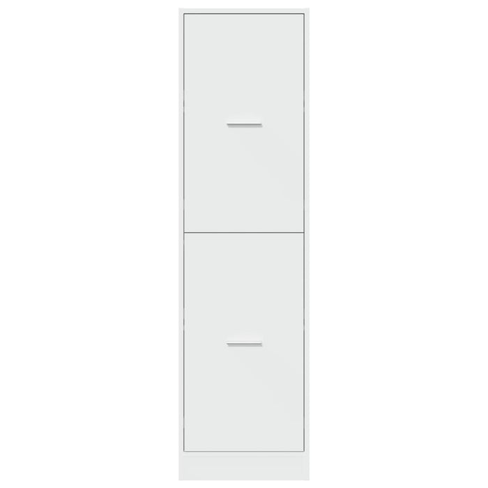 Dulap de farmacie, alb, 40x41x144,5 cm, lemn prelucrat - WALTI WALTI