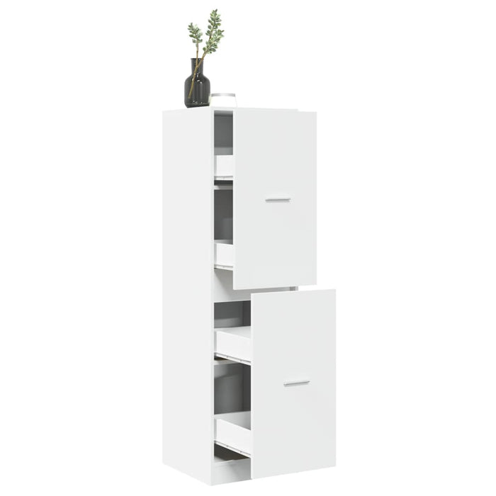 Dulap de farmacie, alb, 40x41x144,5 cm, lemn prelucrat - WALTI WALTI