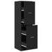 Dulap de farmacie, negru, 40x41x144,5 cm, lemn prelucrat - WALTI WALTI