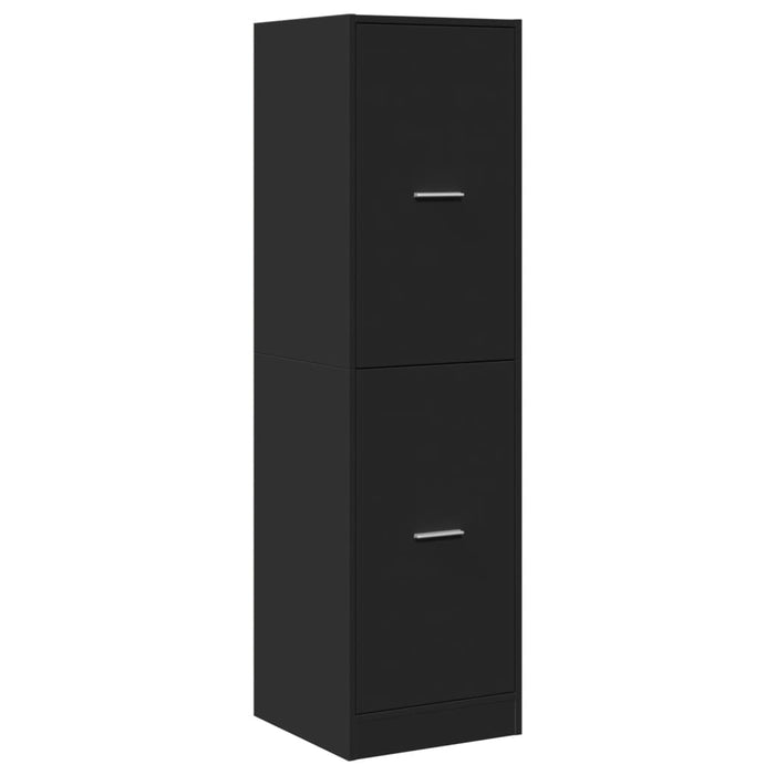 Dulap de farmacie, negru, 40x41x144,5 cm, lemn prelucrat - WALTI WALTI