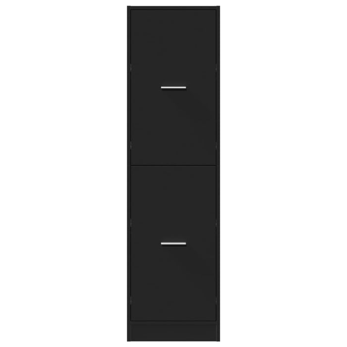 Dulap de farmacie, negru, 40x41x144,5 cm, lemn prelucrat - WALTI WALTI