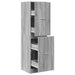 Dulap de farmacie, sonoma gri, 40x41x144,5 cm, lemn prelucrat - WALTI WALTI