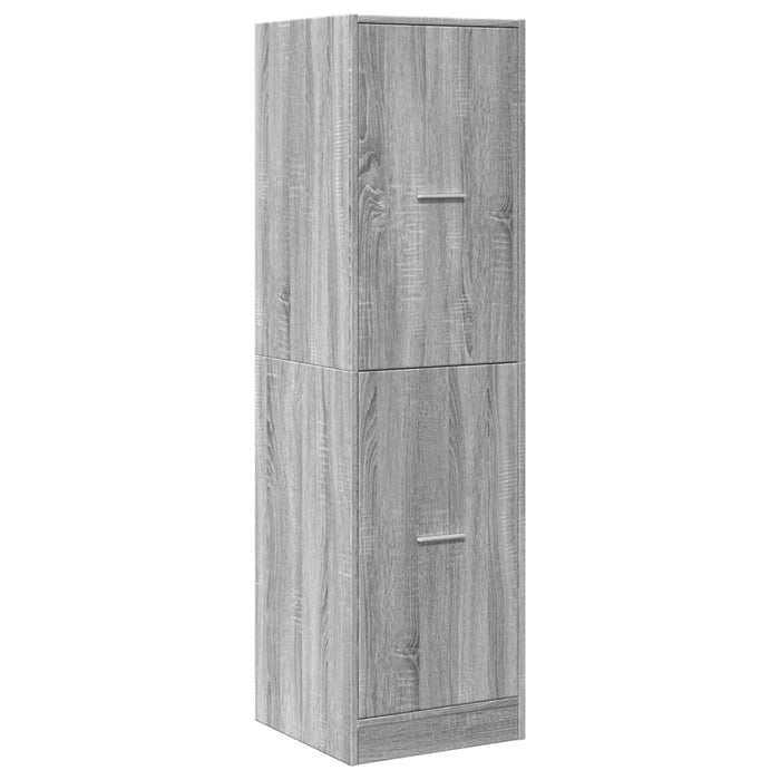 Dulap de farmacie, sonoma gri, 40x41x144,5 cm, lemn prelucrat - WALTI WALTI