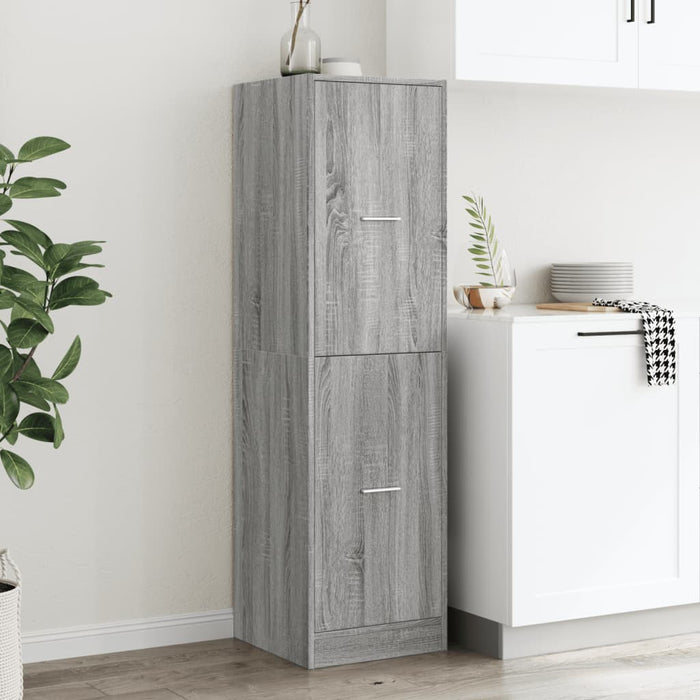 Dulap de farmacie, sonoma gri, 40x41x144,5 cm, lemn prelucrat - WALTI WALTI