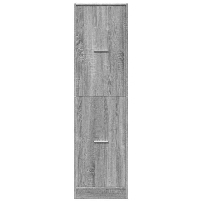 Dulap de farmacie, sonoma gri, 40x41x144,5 cm, lemn prelucrat - WALTI WALTI