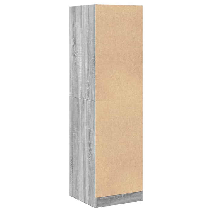 Dulap de farmacie, sonoma gri, 40x41x144,5 cm, lemn prelucrat - WALTI WALTI