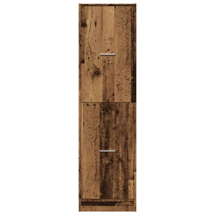 Dulap de farmacie, lemn vechi, 40x41x144,5 cm, lemn prelucrat - WALTI WALTI
