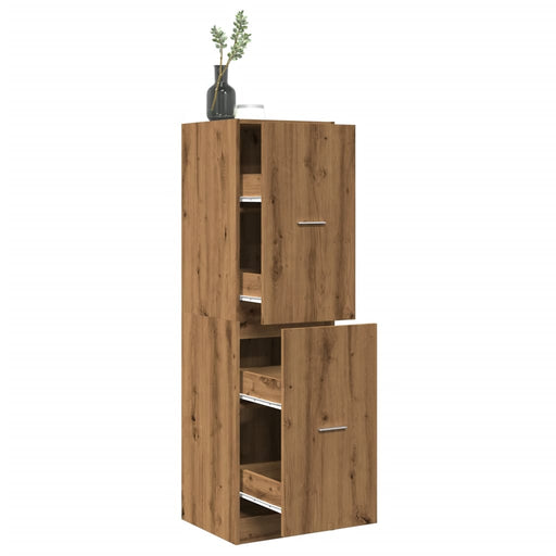Dulap farmacie, stejar artizanal, 40x41x144,5cm, lemn prelucrat - WALTI WALTI