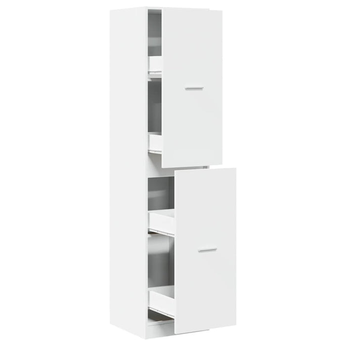 Dulap de farmacie, alb, 40x41x174,5 cm, lemn prelucrat - WALTI WALTI