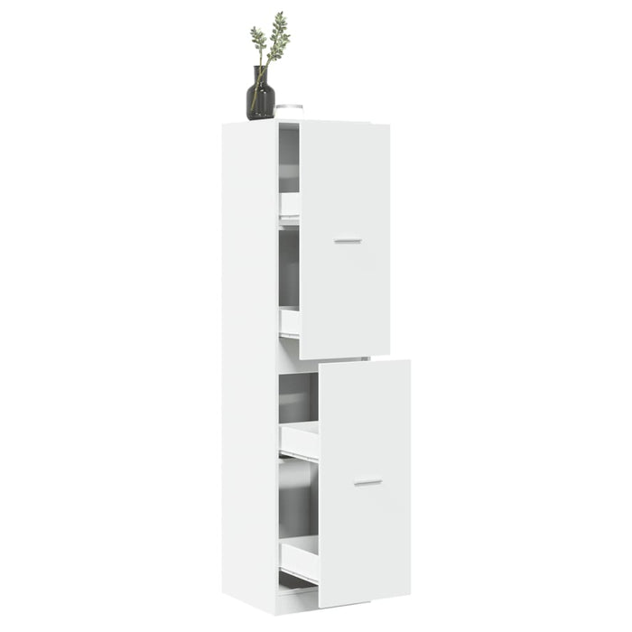 Dulap de farmacie, alb, 40x41x174,5 cm, lemn prelucrat - WALTI WALTI