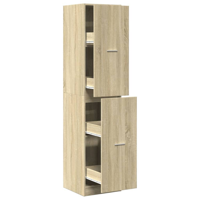 Dulap de farmacie, stejar sonoma, 40x41x174,5 cm lemn prelucrat - WALTI WALTI