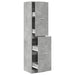 Dulap de farmacie, gri beton, 40x41x174,5 cm, lemn prelucrat - WALTI WALTI