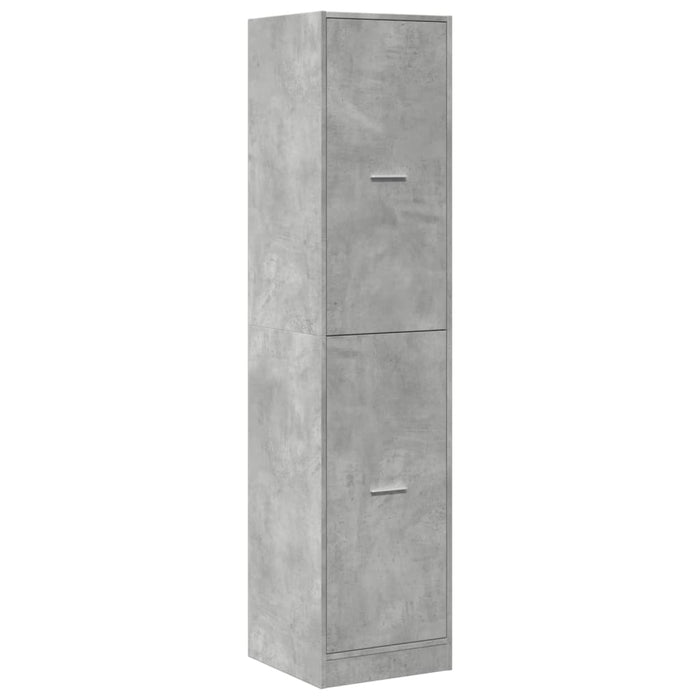 Dulap de farmacie, gri beton, 40x41x174,5 cm, lemn prelucrat - WALTI WALTI