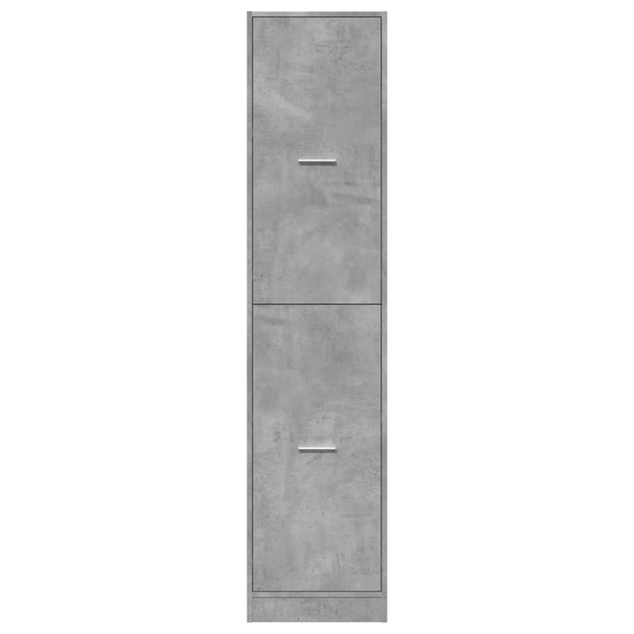 Dulap de farmacie, gri beton, 40x41x174,5 cm, lemn prelucrat - WALTI WALTI