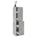 Dulap de farmacie, gri beton, 40x41x174,5 cm, lemn prelucrat - WALTI WALTI
