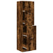 Dulap de farmacie stejar fumuriu, 40x41x174,5cm, lemn prelucrat - WALTI WALTI