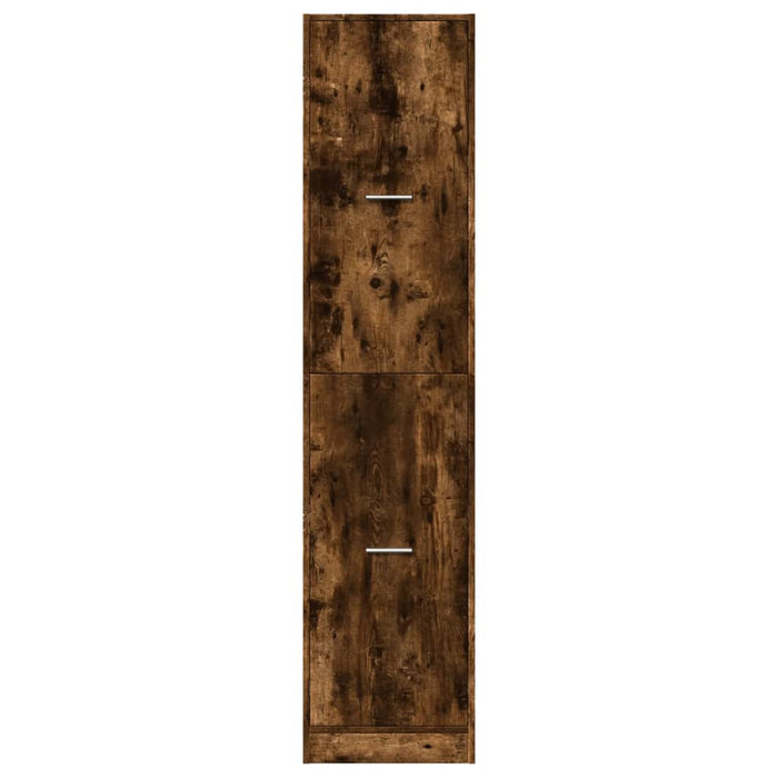 Dulap de farmacie stejar fumuriu, 40x41x174,5cm, lemn prelucrat - WALTI WALTI