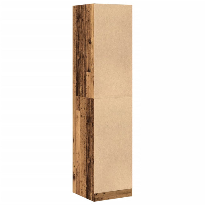 Dulap de farmacie, lemn vechi, 40x41x174,5 cm, lemn prelucrat - WALTI WALTI