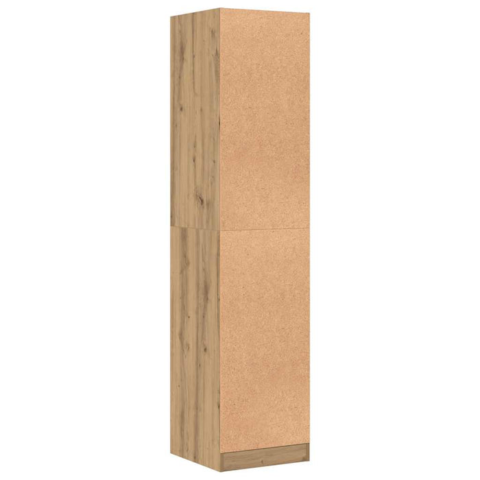 Dulap farmacie, stejar artizanal, 40x41x174,5cm, lemn prelucrat - WALTI WALTI