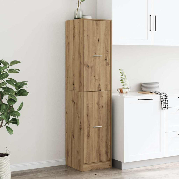 Dulap farmacie, stejar artizanal, 40x41x174,5cm, lemn prelucrat - WALTI WALTI