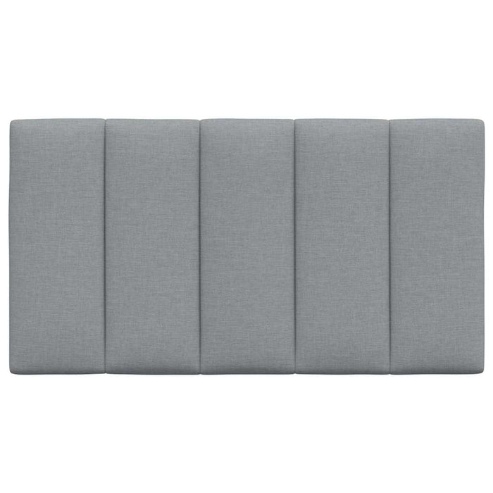 Pernă tăblie de pat, Hanko, gri deschis, 80 cm, material textil WALTI
