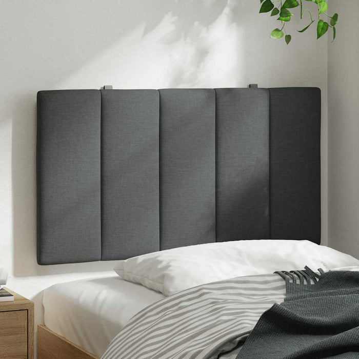 Pernă pentru tăblie de pat, Hanko, gri închis, 80 cm, material textil WALTI