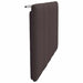 Pernă pentru tăblie de pat, Hanko, maro închis, 80 cm, material textil - WALTI WALTI