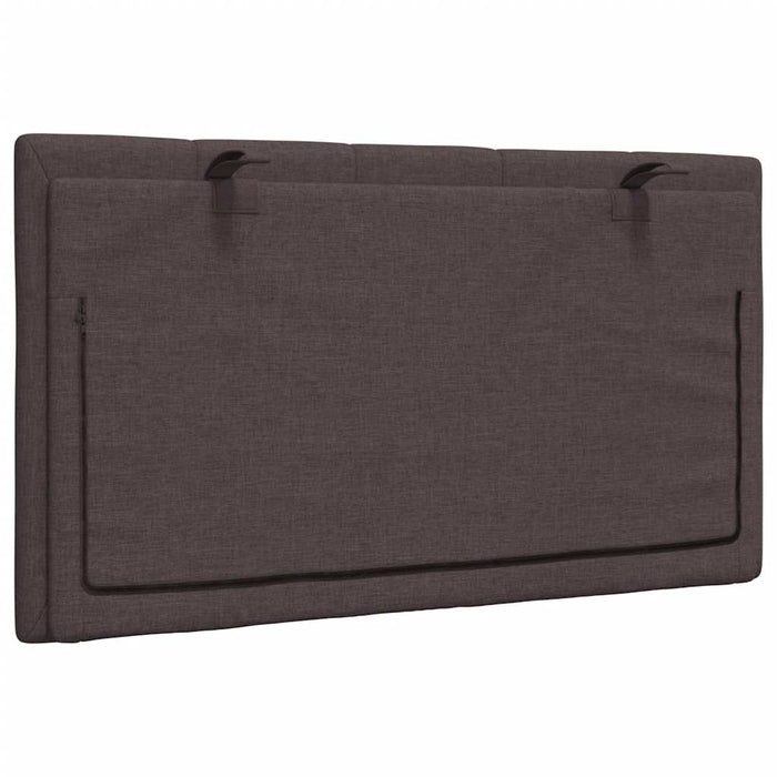 Pernă pentru tăblie de pat, Hanko, maro închis, 80 cm, material textil - WALTI WALTI