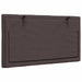 Pernă pentru tăblie de pat, Hanko, maro închis, 80 cm, material textil - WALTI WALTI