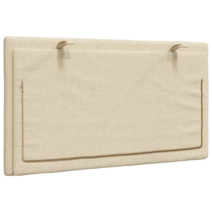 Pernă pentru tăblie de pat, Hanko, crem, 80 cm, material textil WALTI