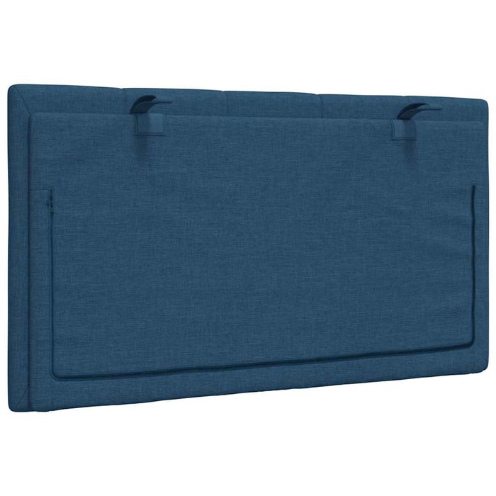 Pernă pentru tăblie de pat, Hanko, albastru, 80 cm, material textil WALTI