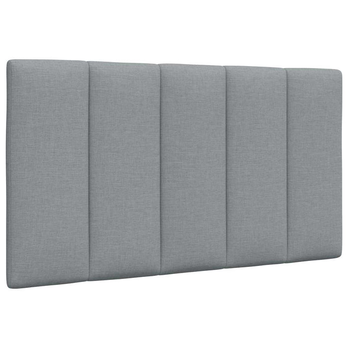 Pernă tăblie de pat, Hanko, gri deschis, 90 cm, material textil WALTI