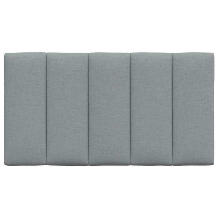 Pernă tăblie de pat, Hanko, gri deschis, 90 cm, material textil WALTI