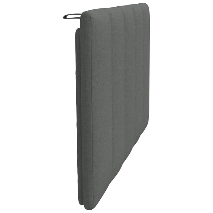 Pernă pentru tăblie de pat, Hanko, gri închis, 90 cm, material textil WALTI