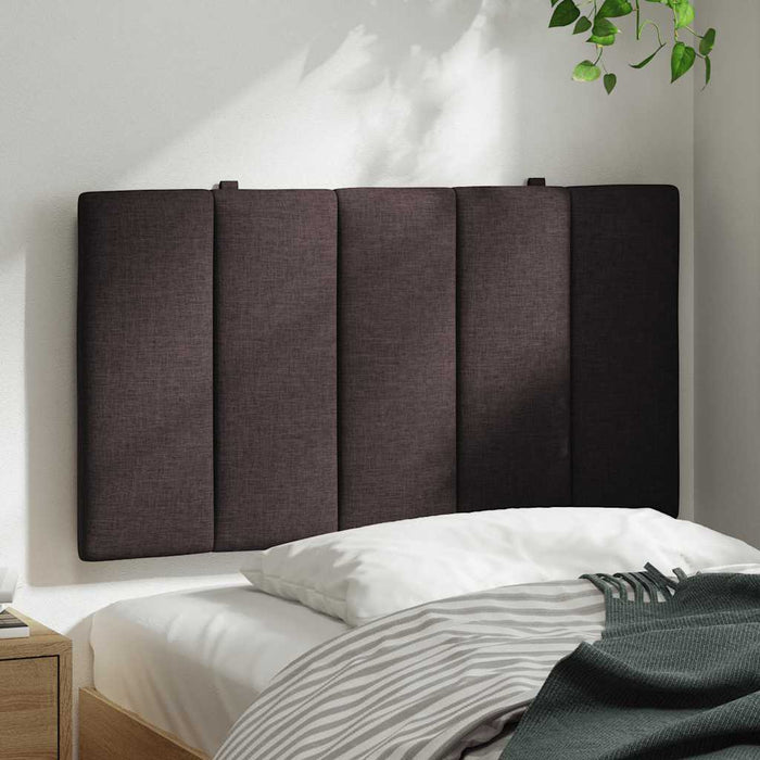 Pernă pentru tăblie de pat, Hanko, maro închis, 90 cm, material textil WALTI