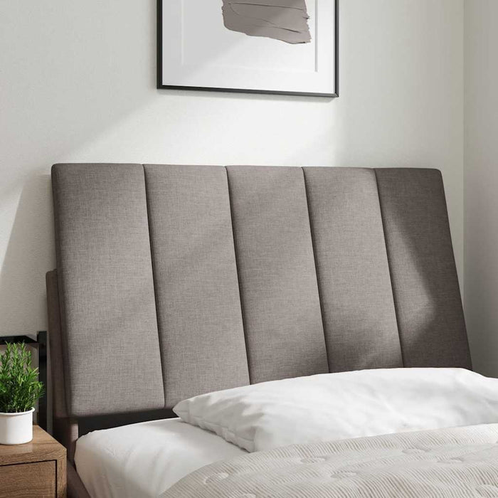 Pernă pentru tăblie de pat, Hanko, gri taupe, 90 cm, material textil WALTI