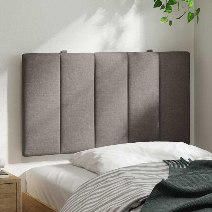 Pernă pentru tăblie de pat, Hanko, gri taupe, 90 cm, material textil WALTI