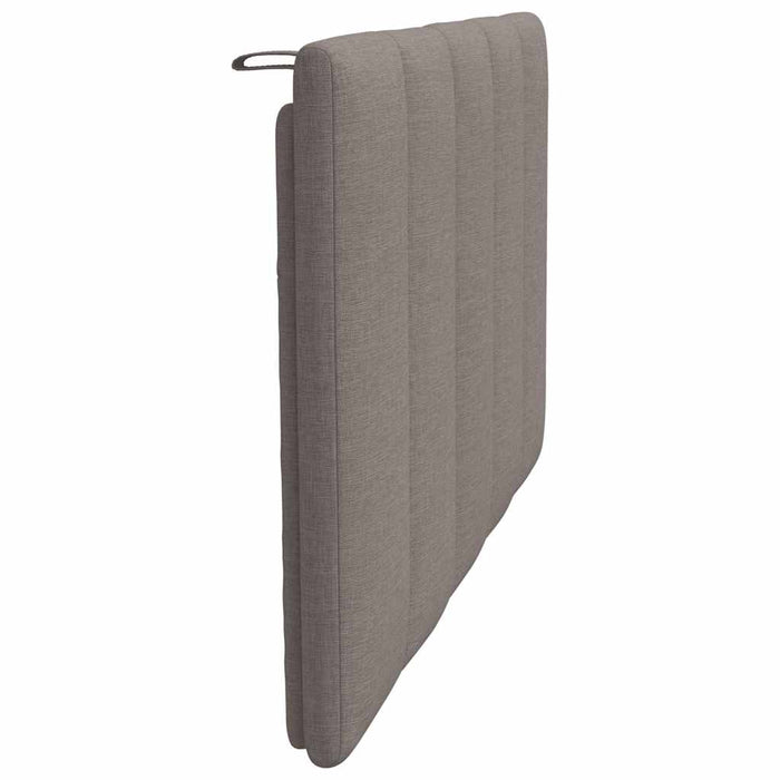 Pernă pentru tăblie de pat, Hanko, gri taupe, 90 cm, material textil WALTI